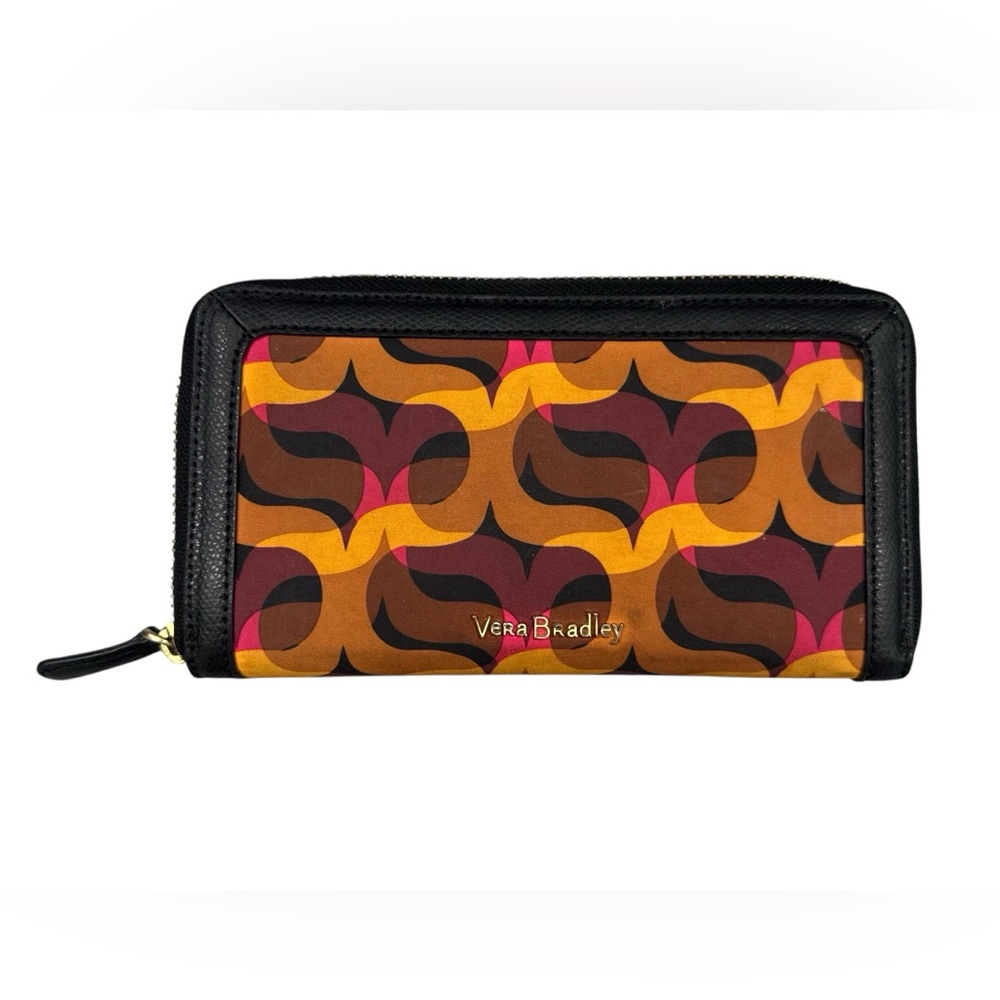 Vera Bradley Georgia Wallet With Leather Trim